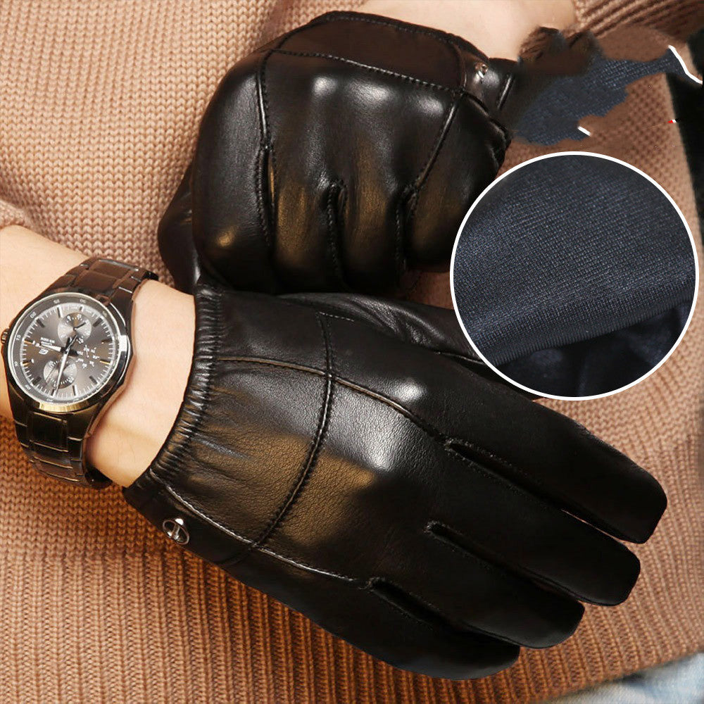 Metropolitan Luxe Leather Driving Gloves