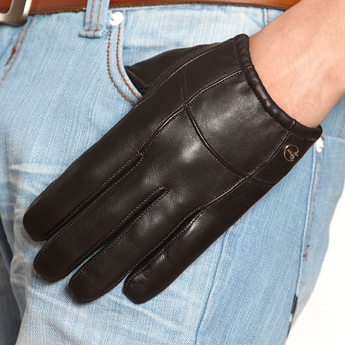 Metropolitan Luxe Leather Driving Gloves