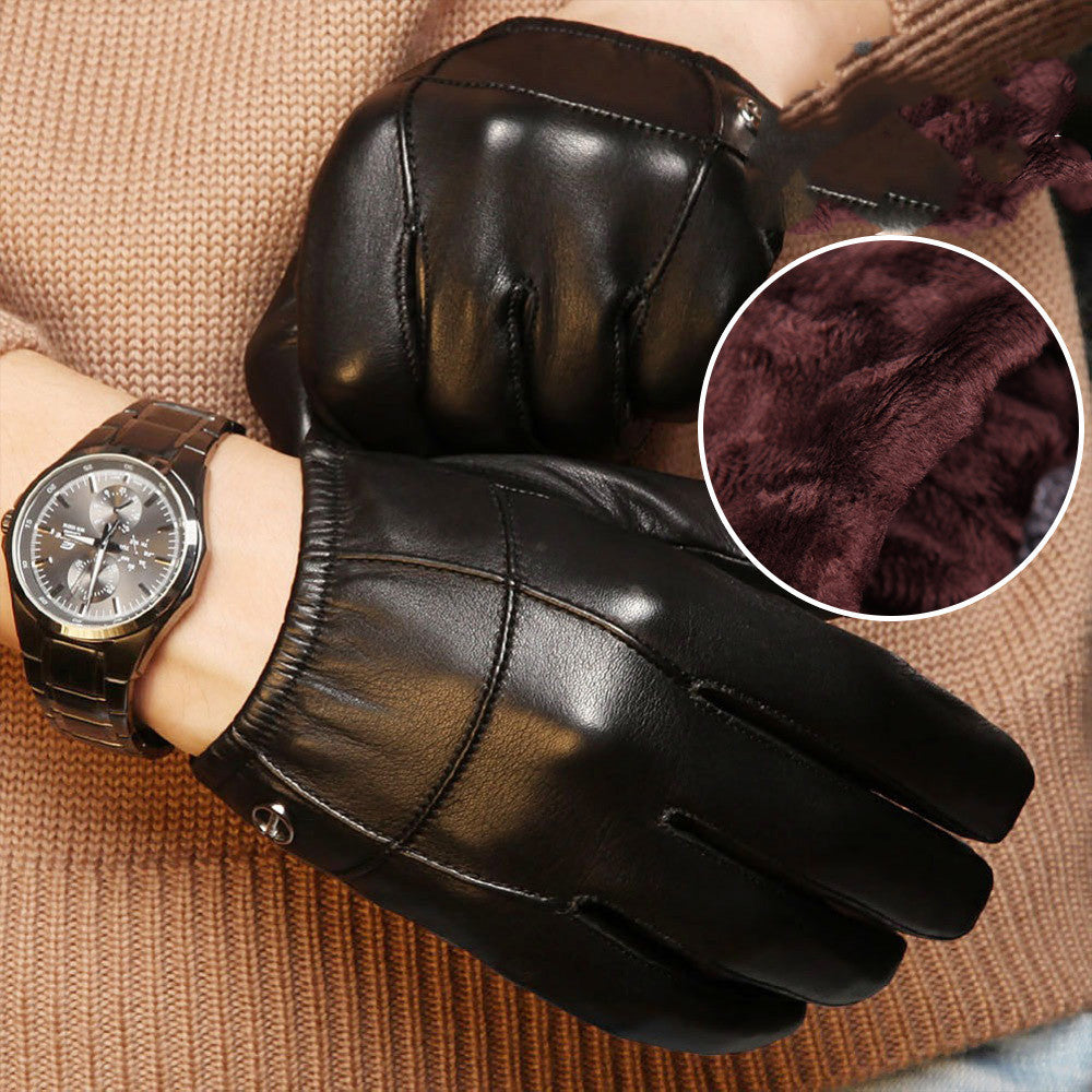 Metropolitan Luxe Leather Driving Gloves