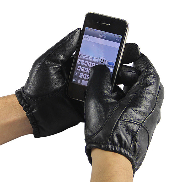 Metropolitan Luxe Leather Driving Gloves